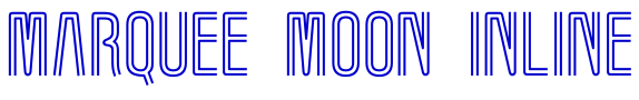 Marquee Moon Inline Schriftart